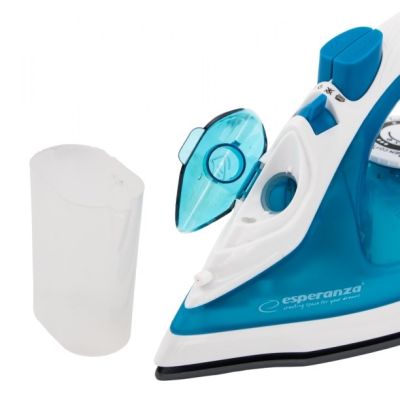 5. Esperanza Ceramic EHI002 steam iron (2200W; blue)