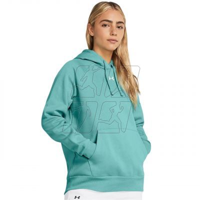 6. Under Armor Rival Flecce Hoodie W 1379500 482