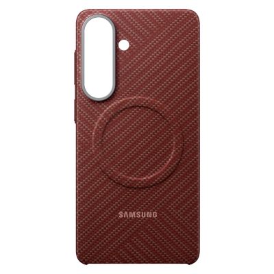 4. Samsung Carbon Magnet Case for Samsung Galaxy S26+, compatible with MagSafe - red