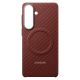 4. Samsung Carbon Magnet Case for Samsung Galaxy S26+, compatible with MagSafe - red