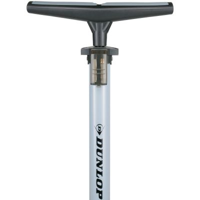27. DUNLOP WORKSHOP/BICYCLE PUMP 230Psi (16Bar) WITH MANOMETER GRAY