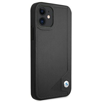 4. BMW Leather Deboss case for iPhone 12 mini - black