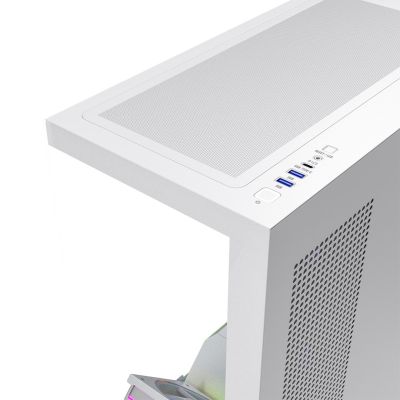 13. MODECOM VOLCANO STELLAR PLUS ARGB MIDI 8F WHITE CASE