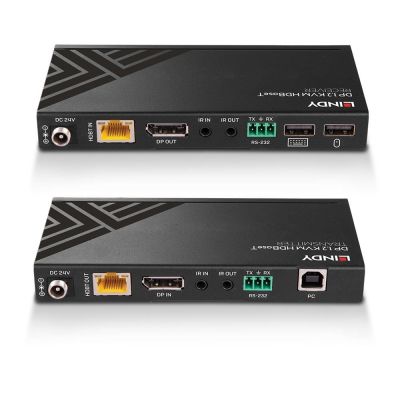 4. LINDY 150m Cat.6 DisplayPort and USB KVM HDBaseT extender with IR/RS232
