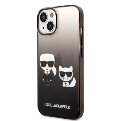 2. Karl Lagerfeld KLHCP14MTGKCK iPhone 14 Plus 6,7 "hardcase black / black Gradient Ikonik Karl & Choupette