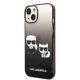 2. Karl Lagerfeld KLHCP14MTGKCK iPhone 14 Plus 6,7 "hardcase black / black Gradient Ikonik Karl & Choupette