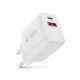 2. Tech-Protect NCA30 PD 30W QC3.0 USB-A / USB-C Wall Charger - White