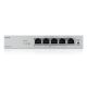 3. Switch Zyxel GS1200-5HP 5p v3 PoE (PoE+: 4;) 68W Managed Gigabit