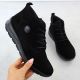 2. Women’s black suede leather ankle boots Rieker Z0022-00