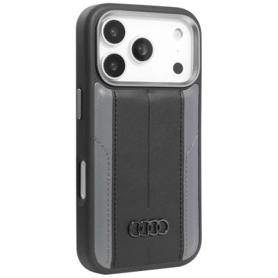 2. Audi A6 Synthetic Leather MagSafe Case for iPhone 17 Pro - Black