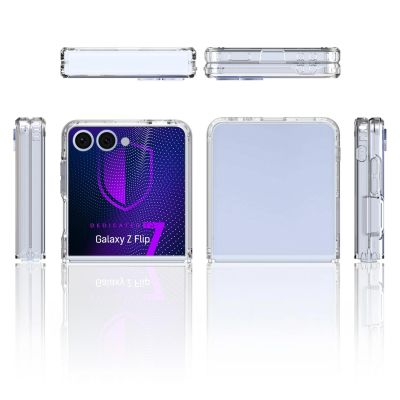 4. 3mk Armor Case for Samsung Galaxy Z Flip 7 - Transparent