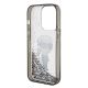 7. Karl Lagerfeld Liquid Glitter Ikonik case for iPhone 15 Pro - transparent