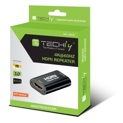 2. Techly IDATA HDMI2-RIP4KT AV Extender AV Amplifier Black