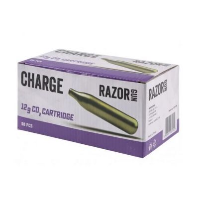 3. RazorGun CO2 Capsules 12g - 50 pieces per box