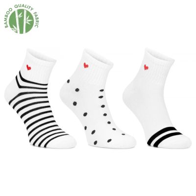 Filippo SD-AN09 women's high white socks