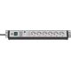 2. Brennenstuhl 1156057696 3 m power strip 6 x network sockets Indoor Black, Light Gray
