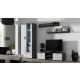 3. TV cabinet SOHO 140 gray/white gloss