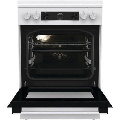 2. GORENJE GKS6C71WF gas-electric cooker 60 cm | AirFry | ExtraSteam | FrozenBake | white