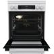 2. GORENJE GKS6C71WF gas-electric cooker 60 cm | AirFry | ExtraSteam | FrozenBake | white