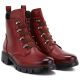 4. Women's insulated red worker boots M.Daszyński MR23123