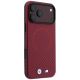 4. BMW M Carbon Printed Ring MagSafe Case for iPhone 18 Pro Max / 17 Pro Max – burgundy