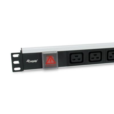 4. Equip 333319 PDU Power Distribution Unit 6 x Network Sockets 1U Black