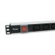 4. Equip 333319 PDU Power Distribution Unit 6 x Network Sockets 1U Black
