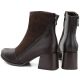 5. Women's insulated ankle boots with a block heel, chocolate M.Daszyński SA269-5