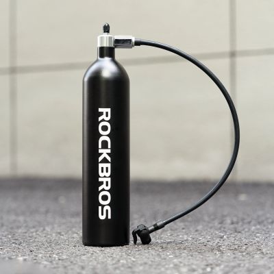 14. Rockbros Tubeless Tire Inflator 200 PSI 1.2l - Black