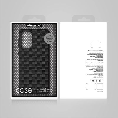 5. Nillkin Textured Case durable reinforced case with gel frame and nylon back for Samsung Galaxy A73 black