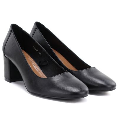11. Women’s Black Leather Loafers Sergio Leone MK25112-S