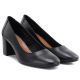 11. Women’s Black Leather Loafers Sergio Leone MK25112-S