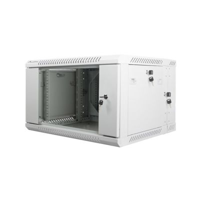 4. Lanberg WF02-6606-10S 6U wall-mounted rack cabinet gray