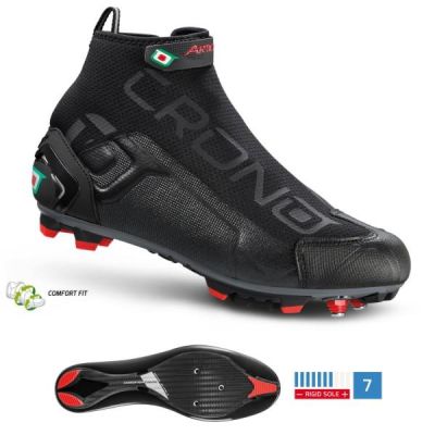 CRONO CW-1 17 road shoes black 43 nylon