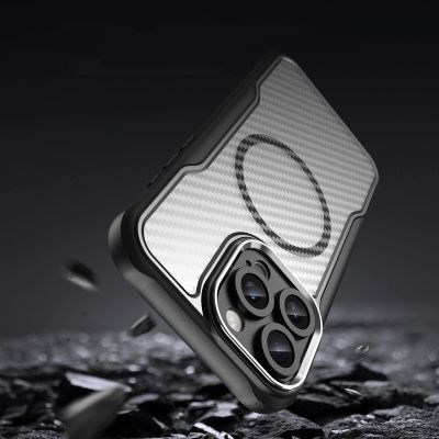 9. Leading Series MagSafe Silicone Case for iPhone 16 Pro Max - Black