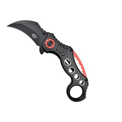 SCK Steel Claw Knives Karambit K29 Black and Red