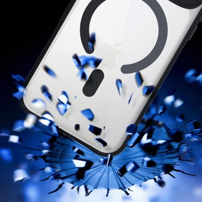 3. 3mk Satin Armor MagCase for iPhone 17 Pro - Transparent Black