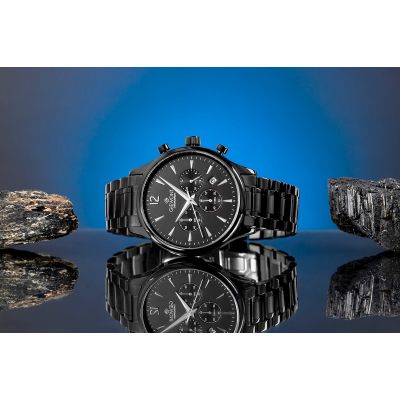5. Men's Watch Giewont Chronograph Sapphire Black GW6310-B1