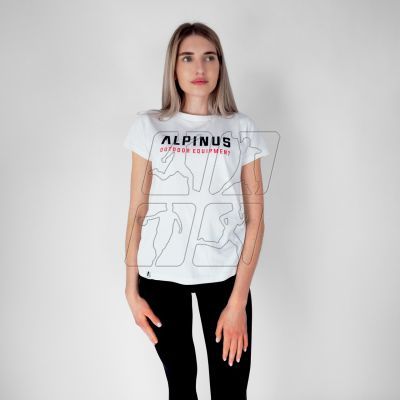 6. Alpinus Chiavenna white T-shirt W BR43936