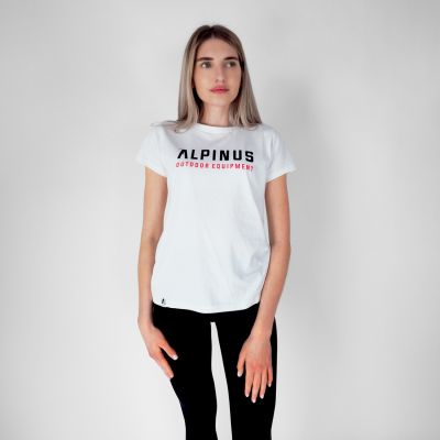 6. Alpinus Chiavenna T-shirt white W BR43936
