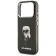 6. Karl Lagerfeld IML Aquarelle Karl & Logo MagSafe Case for iPhone 17 Pro - Black