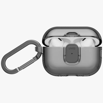 2. Uniq Glase Pro Case for AirPods Pro 3 Lock Case - Transparent Black