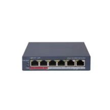 Hikvision DS-3E1106P-EI Managed Fast Ethernet (10/100) Network Switch PoE Support Gray