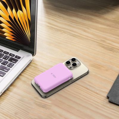 9. Tech-Protect PB31 MagSafe 10000mAH Power Bank - Purple