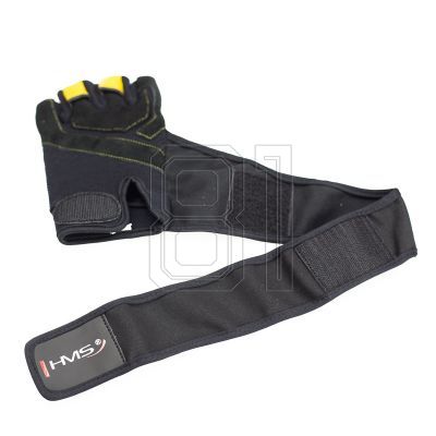 40. Black / Yellow HMS RST01 rL gym gloves