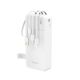 Dudao K11 Pro 20000mAh Powerbank with Built-in Cables - White