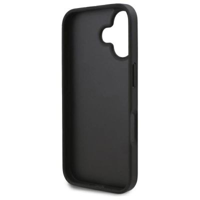7. Karl Lagerfeld Cardslots Monogram iPhone 16 Case - Black