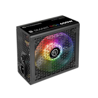 2. Thermaltake Smart 600W RGB Power Supply PS-SPR-0600NHSAWE-1 (600W; Active; 120mm)