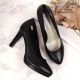 12. Pumps on the platform matte black W Sergio Leone