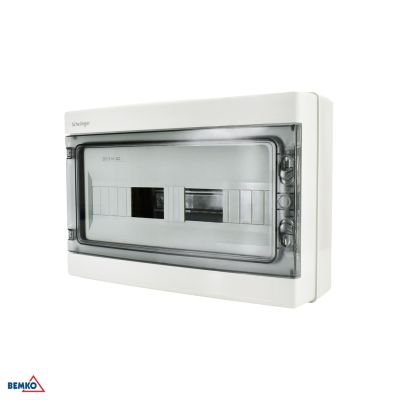 Surface-mounted hermetic distribution board IP65 TERMINALS 24N+24PE 2x12P
